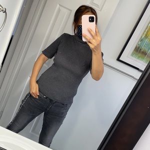 Bhs turtleneck short sleeve sweater top